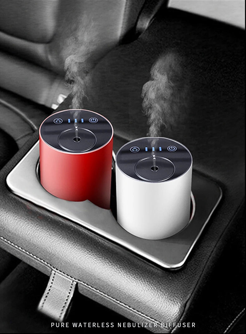 Waterless Essential Oil Aromatherapy Diffuser Office Desktop Portable Electric For Spa Home USB Rechargeable Car Air Freshener
