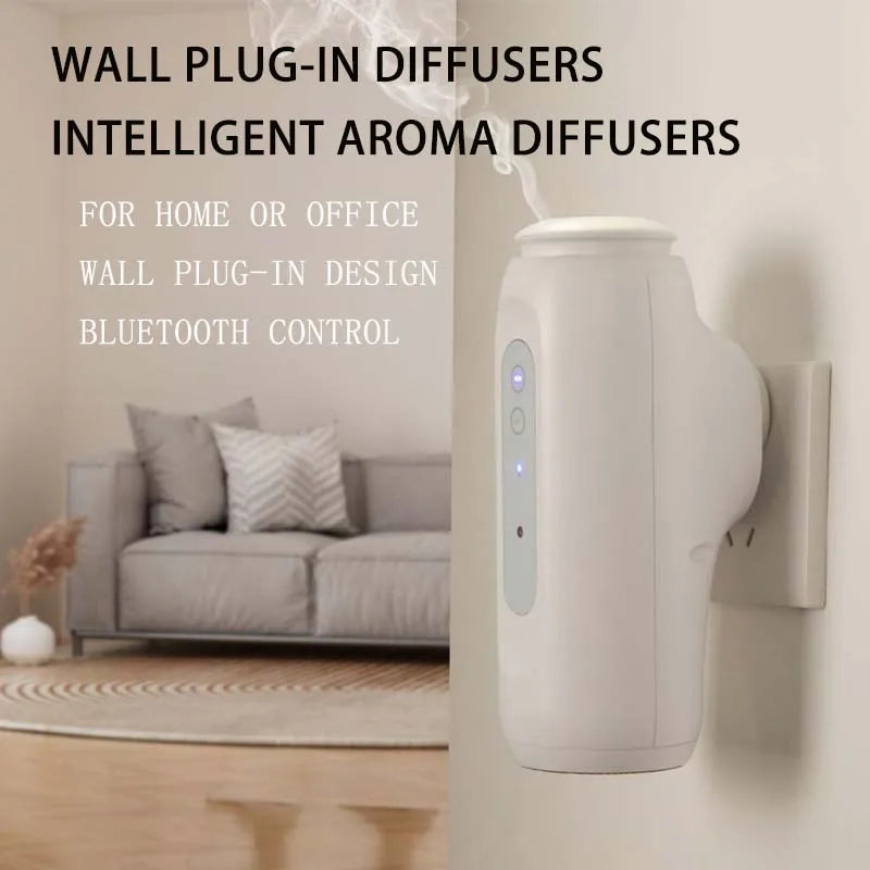 NAMSTE Waterless Essential Oil Diffuser Wall Plug Aroma Oil Diffuser Cool Mist Electric Scent Machine Smart Bluetooth For Home