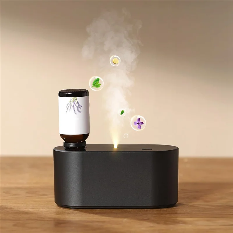 AD-Waterless Diffuser For Essential Oil Nebulizer,Mini Scent Air Machine, Aromatherapy Atomizing Diffuser