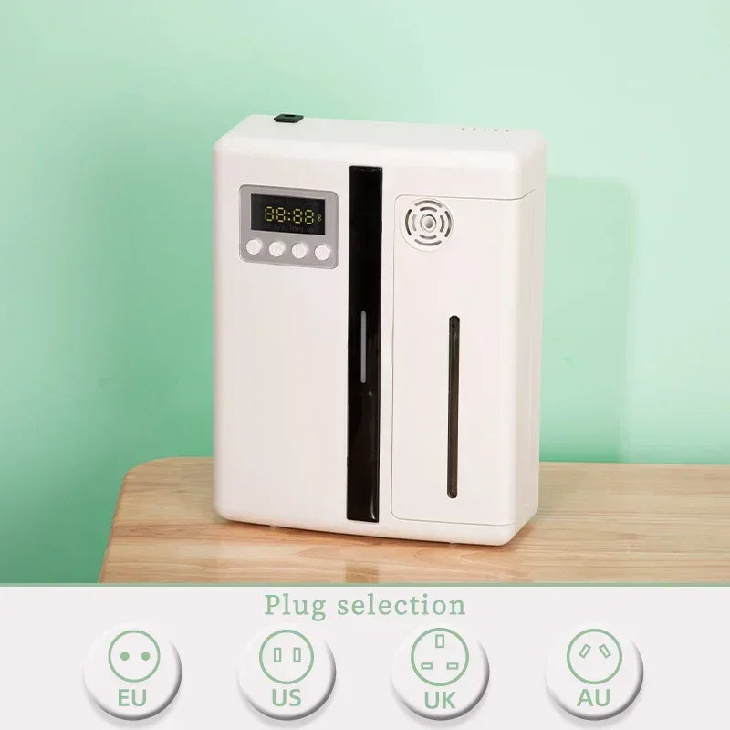 Bluetooth 200ml Home Hotel Smart Essential Oil Aromatherapy Machine Waterless Aroma Diffuser Wall-mounted Aromatherapy Machine