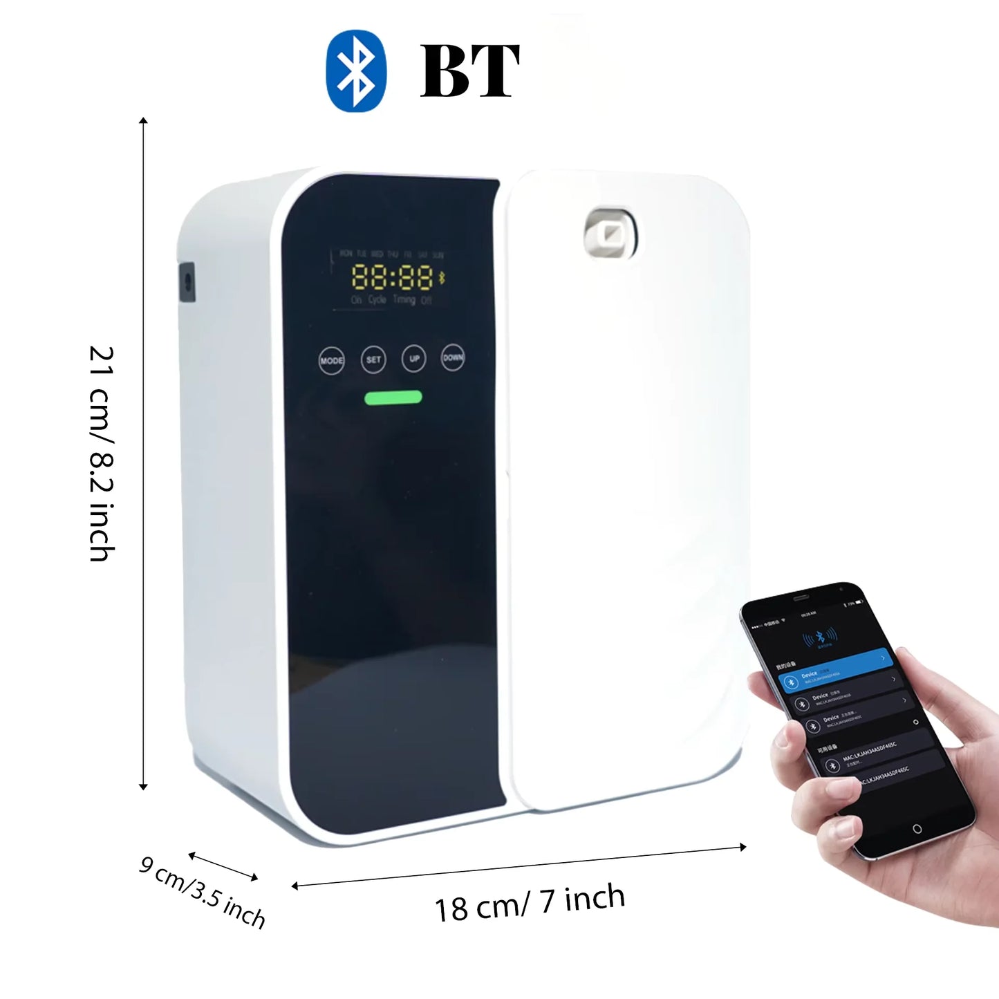 Ultrasonic Aroma Diffuser 500mlLarge Tank Relaxing Essential Oil Diffuser Silent Humidifier with LED Night Light for Home/Office