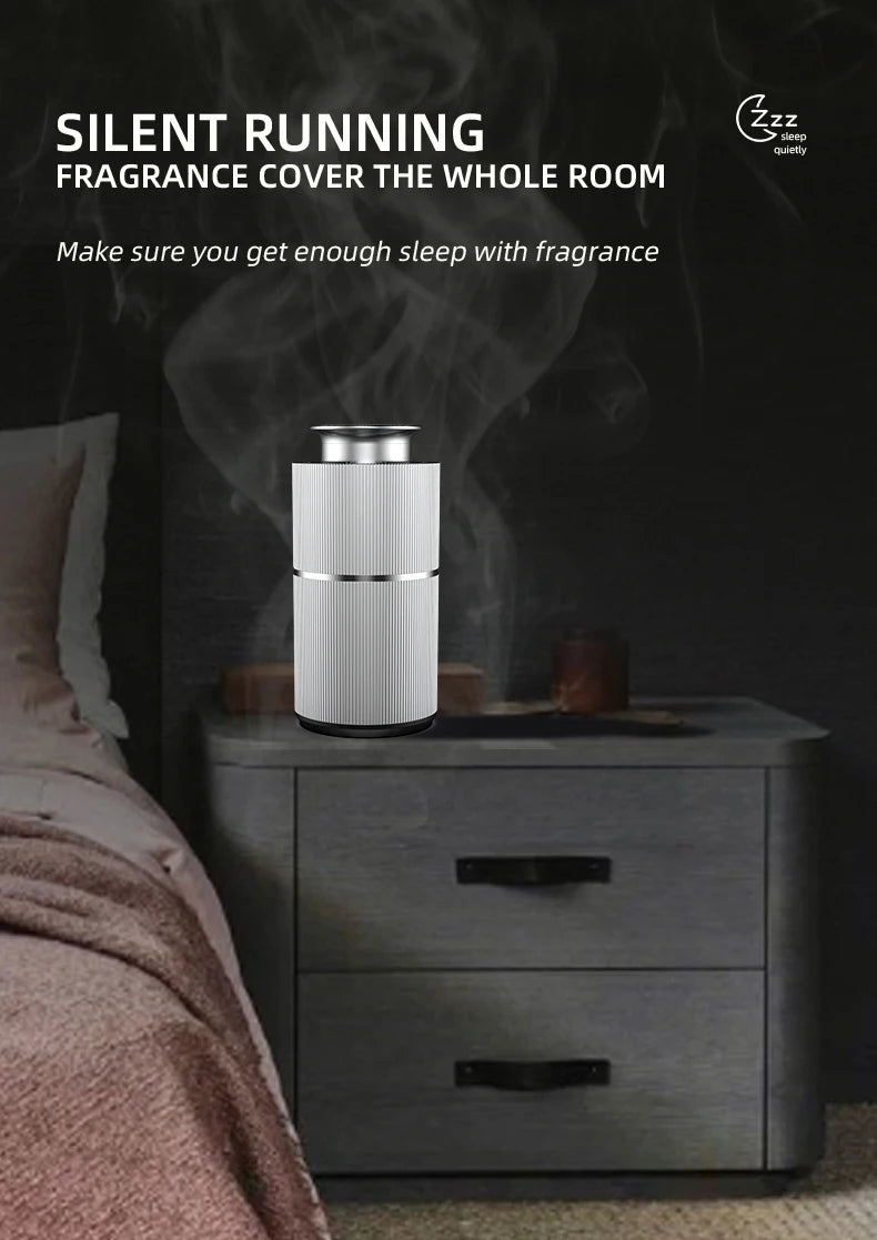 Car Air Freshener Device Essential Oil Diffuser For Home Office USB Rechargeable Diffuser Aluminium Alloys Aromatic Oil Diffuser