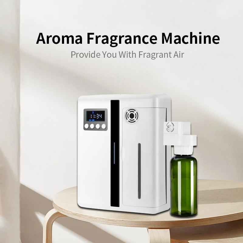 Bluetooth 200ml Home Hotel Smart Essential Oil Aromatherapy Machine Waterless Aroma Diffuser Wall-mounted Aromatherapy Machine