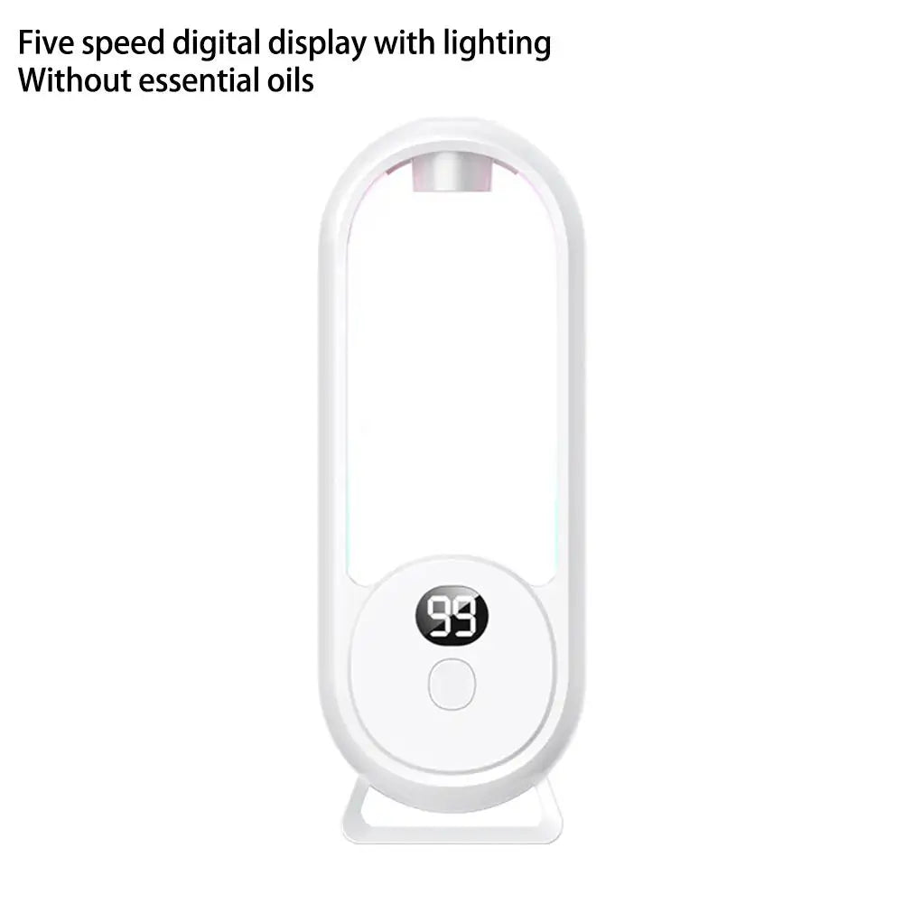 Automatic Fragrance Diffuser, USB Powered Essential Oil Diffuser with Spraying & Light, Home Fragrance for Living Room, Bedroom