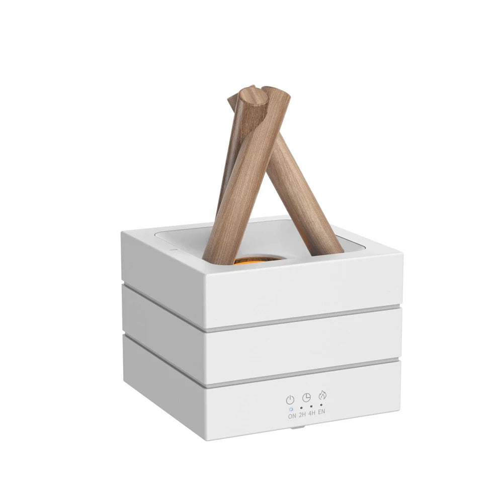 USB Flame Aroma Diffuser With Colorful Lights 280ml Large Fog Humidifier Timer Auto Power-Off Essential Oil Diffuser