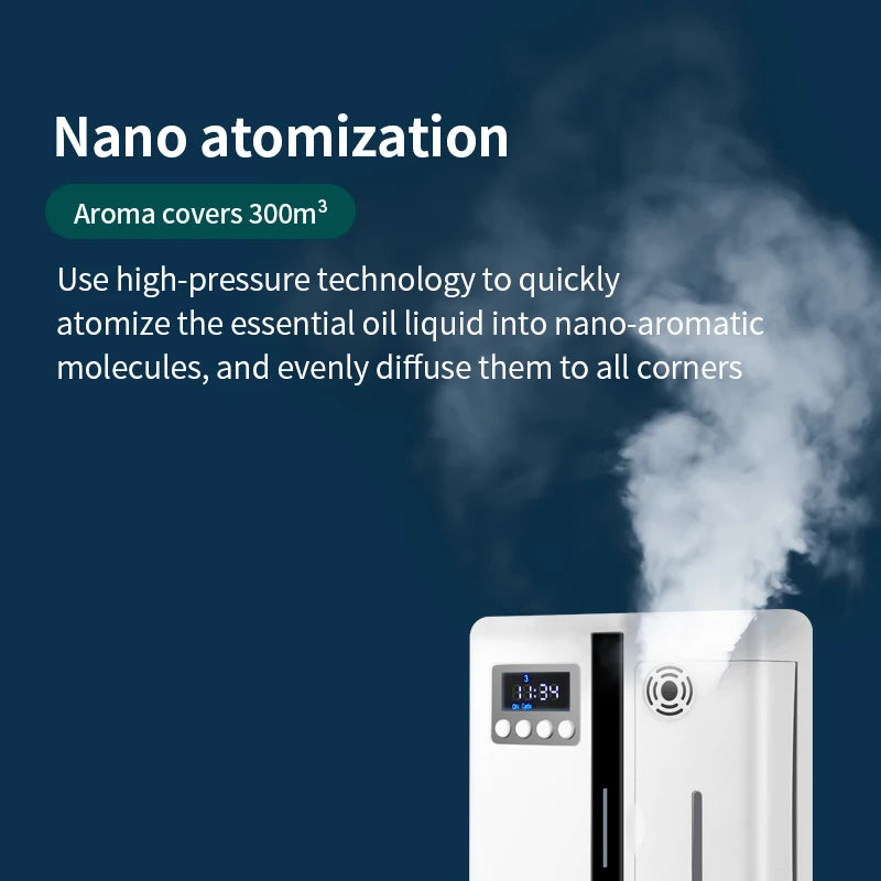 Bluetooth 200ml Home Hotel Smart Essential Oil Aromatherapy Machine Waterless Aroma Diffuser Wall-mounted Aromatherapy Machine