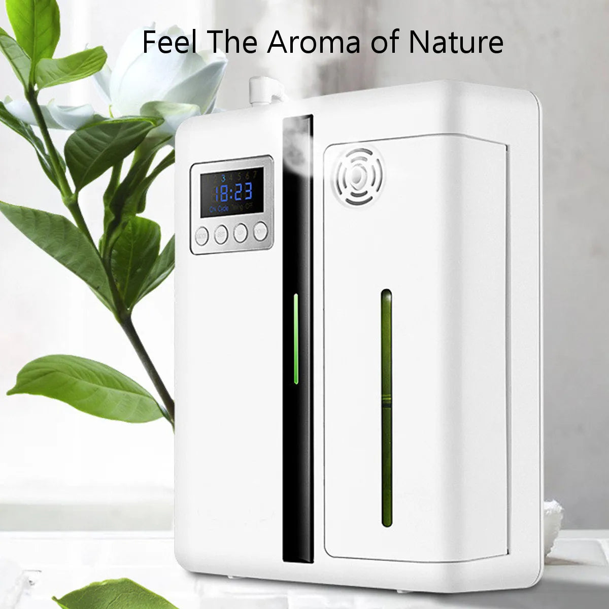 Bluetooth 200ml Home Hotel Smart Essential Oil Aromatherapy Machine Waterless Aroma Diffuser Wall-mounted Aromatherapy Machine