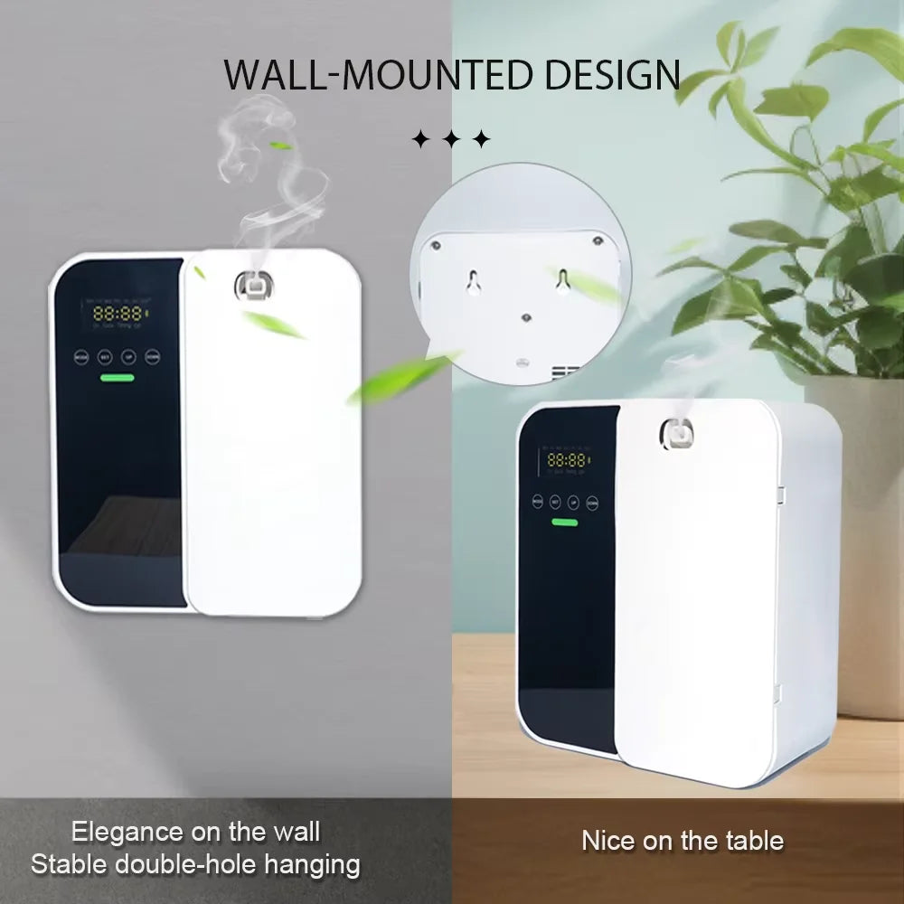 Ultrasonic Aroma Diffuser 500mlLarge Tank Relaxing Essential Oil Diffuser Silent Humidifier with LED Night Light for Home/Office