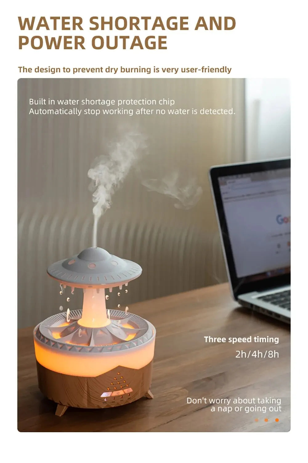 Aierwill ufo Air Humidifier Ultrasonic Aromatherapy Diffusers Mist Maker Fragrance Essential Oil Aroma Difusor Remote control