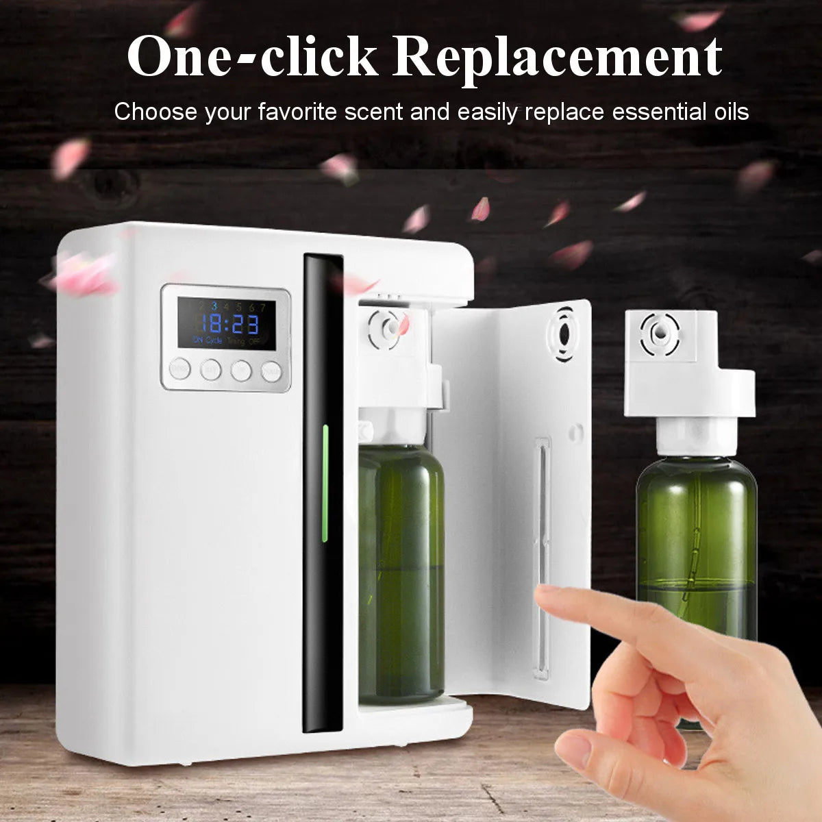 Bluetooth 200ml Home Hotel Smart Essential Oil Aromatherapy Machine Waterless Aroma Diffuser Wall-mounted Aromatherapy Machine