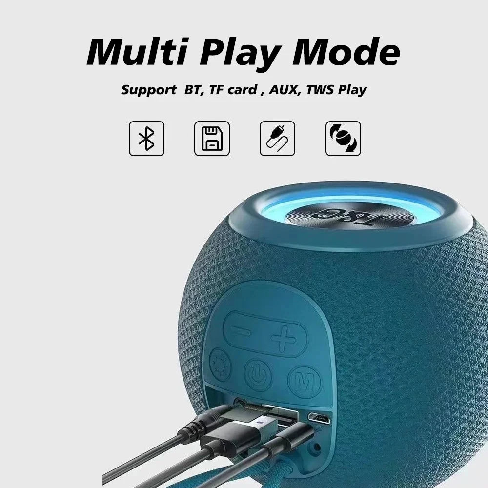 Wireless Portable Waterproof Bluetooth Speaker Mini Subwoofer Radio FM Small Woofer Bass PC TV Sound Box Music Caixa De Som Mp3