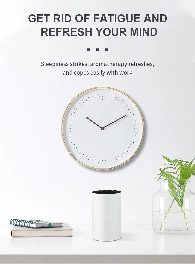 Waterless Essential Oil Aromatherapy Diffuser Office Desktop Portable Electric For Spa Home USB Rechargeable Car Air Freshener
