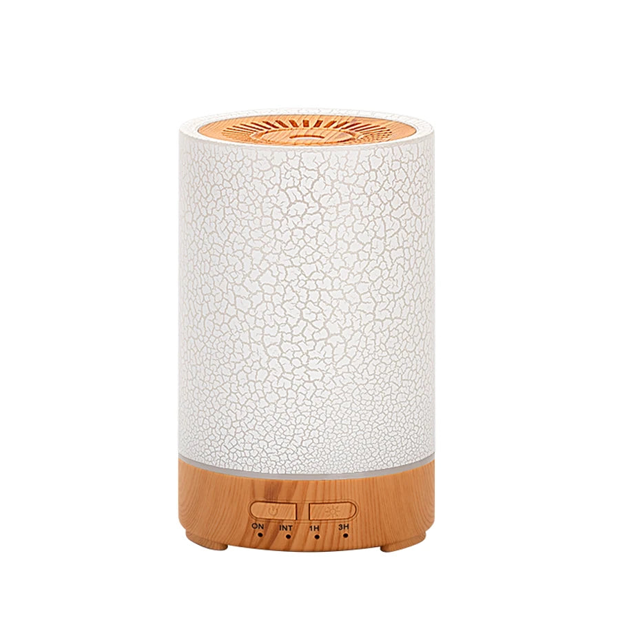 Essential Oil Diffuser Ultrasonic Aroma Diffuser Usb Power Supply Cool Mist Air Humidifier Crack Design With 7 Color Led Lights