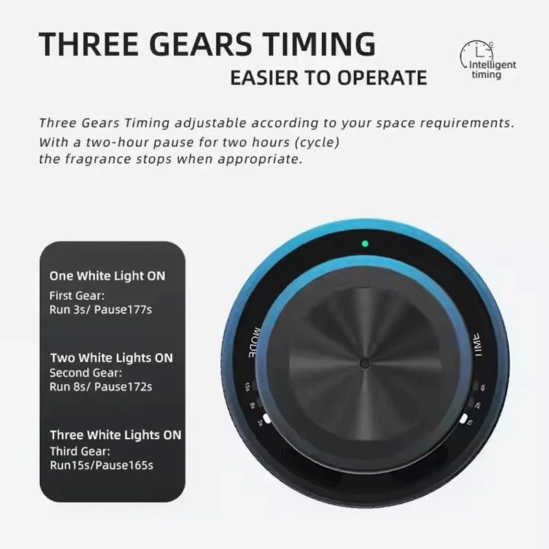 Car Air Freshener Device Essential Oil Diffuser For Home Office USB Rechargeable Diffuser Aluminium Alloys Aromatic Oil Diffuser