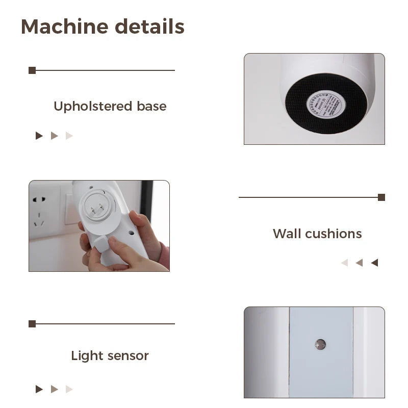 NAMSTE Waterless Essential Oil Diffuser Wall Plug Aroma Oil Diffuser Cool Mist Electric Scent Machine Smart Bluetooth For Home