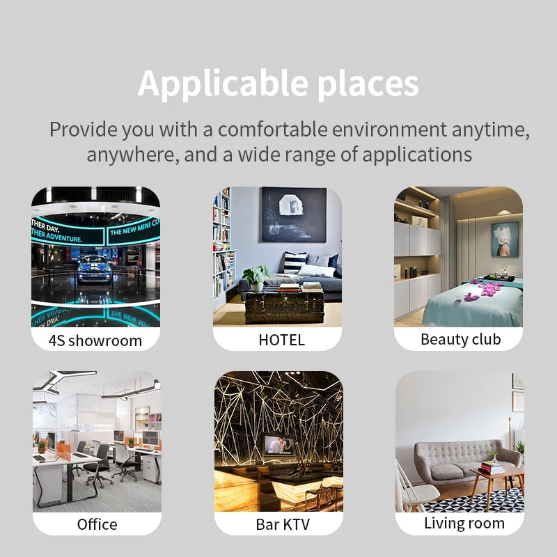 Bluetooth 200ml Home Hotel Smart Essential Oil Aromatherapy Machine Waterless Aroma Diffuser Wall-mounted Aromatherapy Machine