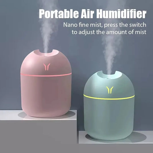 250ML USB Essential Oil Diffuser - Aroma Humidifier with LED Night Light for Home Bedroom Car Office