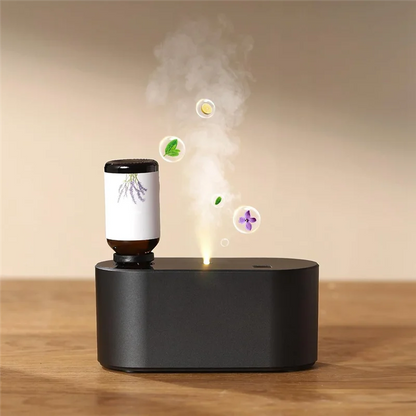 AD-Waterless Diffuser For Essential Oil Nebulizer,Mini Scent Air Machine, Aromatherapy Atomizing Diffuser