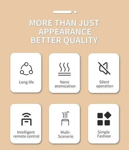 Bluetooth Smart Scent Air Machine Hotel Collection Diffuser for Essential Oil Waterless Diffuser for Home Hotel Room Fragrance