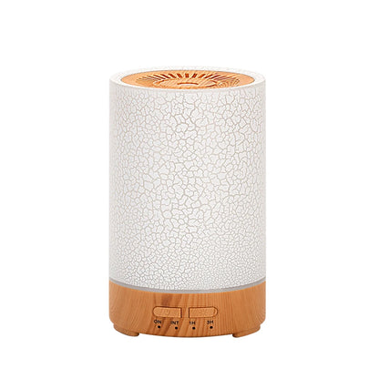 Essential Oil Diffuser Ultrasonic Aroma Diffuser Usb Power Supply Cool Mist Air Humidifier Crack Design With 7 Color Led Lights