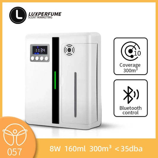 Bluetooth 200ml Home Hotel Smart Essential Oil Aromatherapy Machine Waterless Aroma Diffuser Wall-mounted Aromatherapy Machine